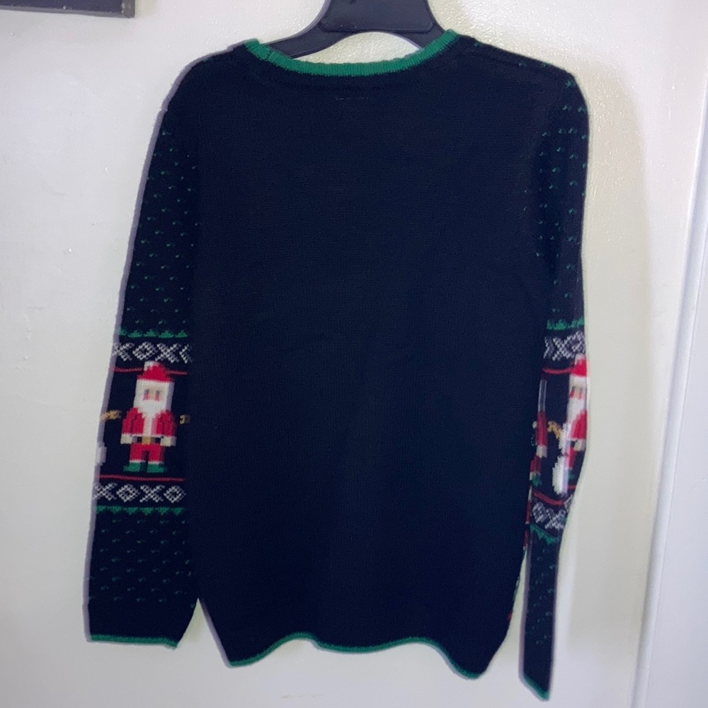 NWT Holiday time Christmas sweater kids size large 10/12 - Picture 3 of 7